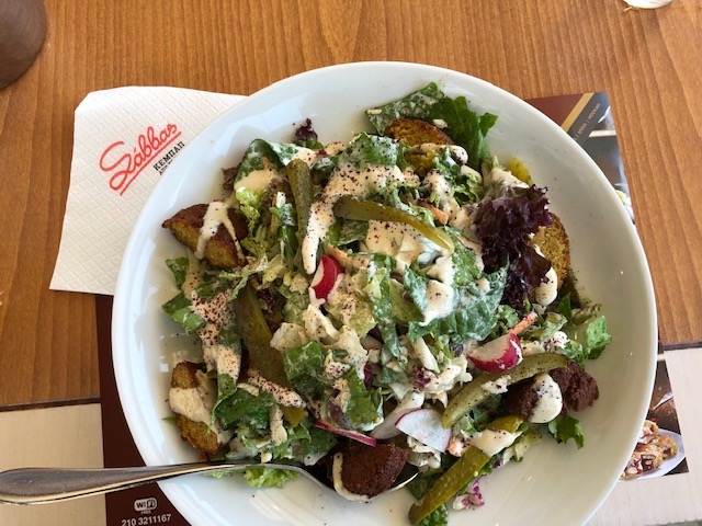 Delish salad at Sabbas