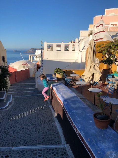 Early morning Santorini before the crowds arrive