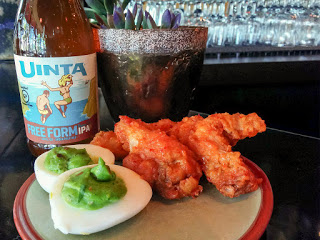 image of Free Form IPA paired with "Green Eggs & Ham" and "Fire and Honey Chicken Wings"
