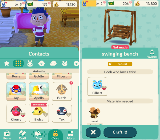 Animal Crossing does a good job at allowing players to quickly move between functions that will allow them to progress without getting lost in endless menus, a good improvement on the console versions.