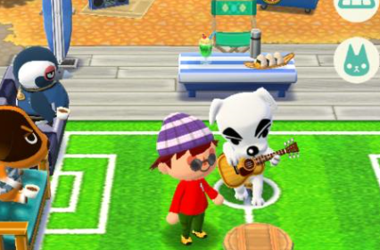 One of Animal Crossing’s most beloved characters K.K. can be added to your Campsite if you purchase his chair, a unique item that can only be purchased with Leaf Tickets.