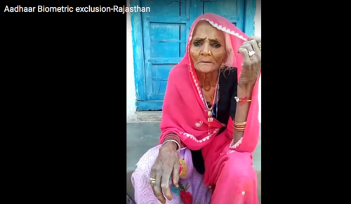 'I cannot get pensions in village after Aadhaar introduced'