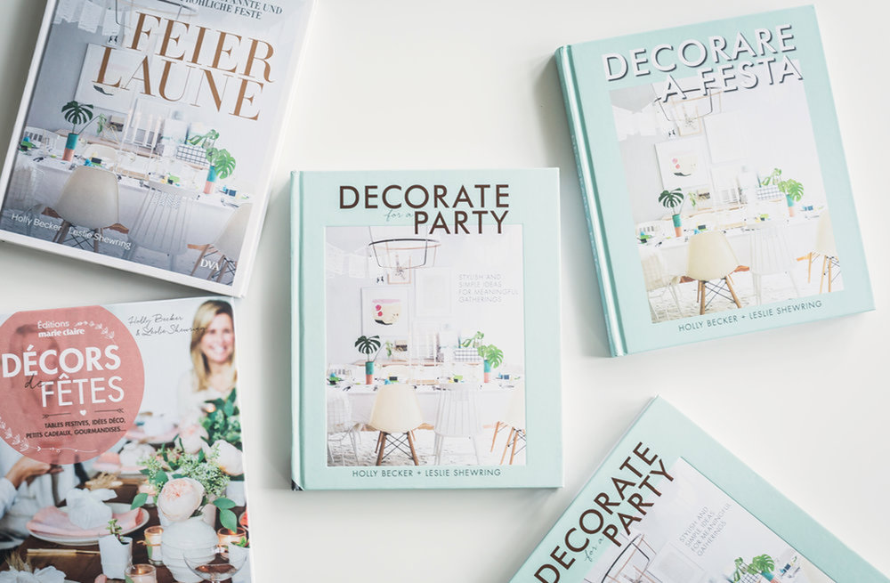 Decorate For a Party, Available in English, German, French and Italian and available where all fine books are sold.