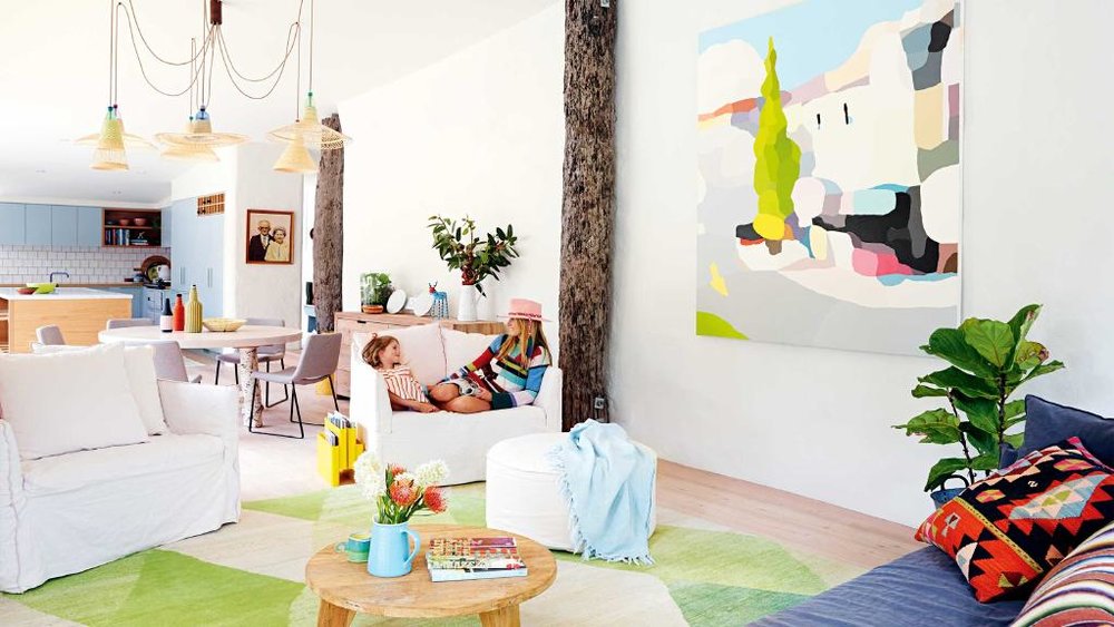 Fashion Designer's Quirky Colorful Home