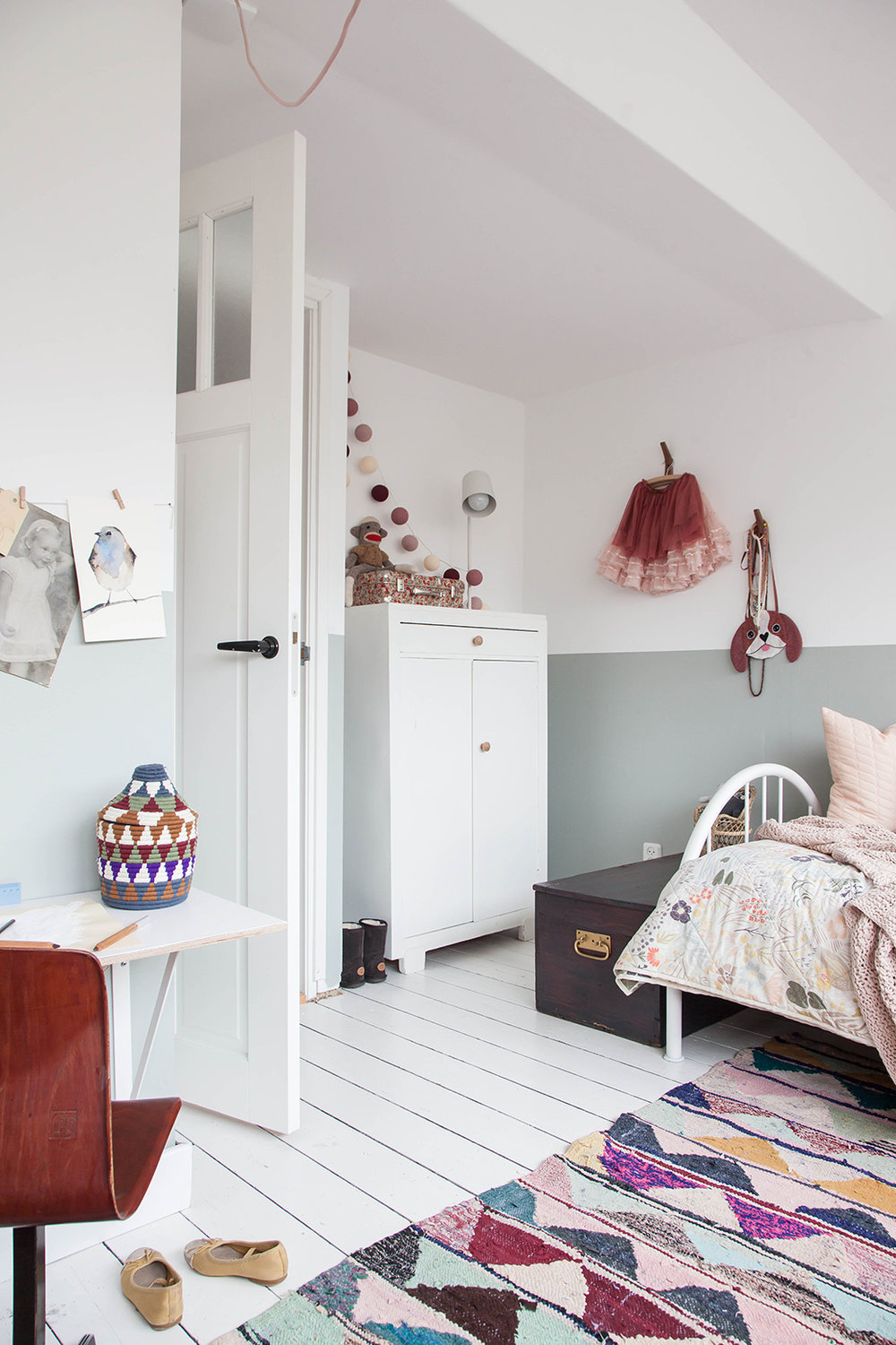 IKEA Wardrobe Hack In Charming Little Girl's Bedroom