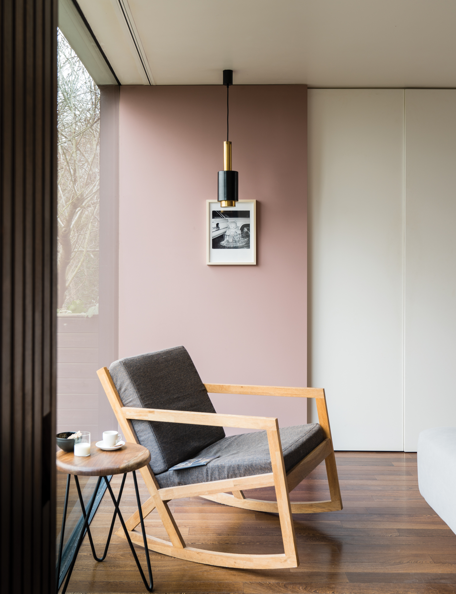 Modern Country Style Colour Case Study: Farrow and Ball Sulking Room Pink