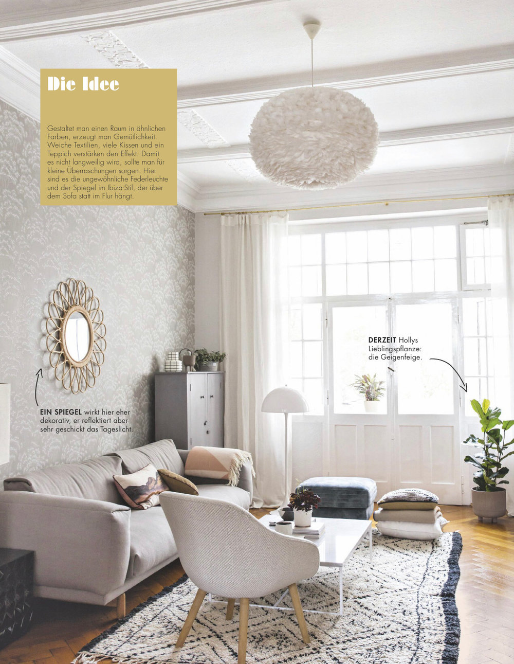 Holly Becker Living Room from Living at Home + Holly magazine