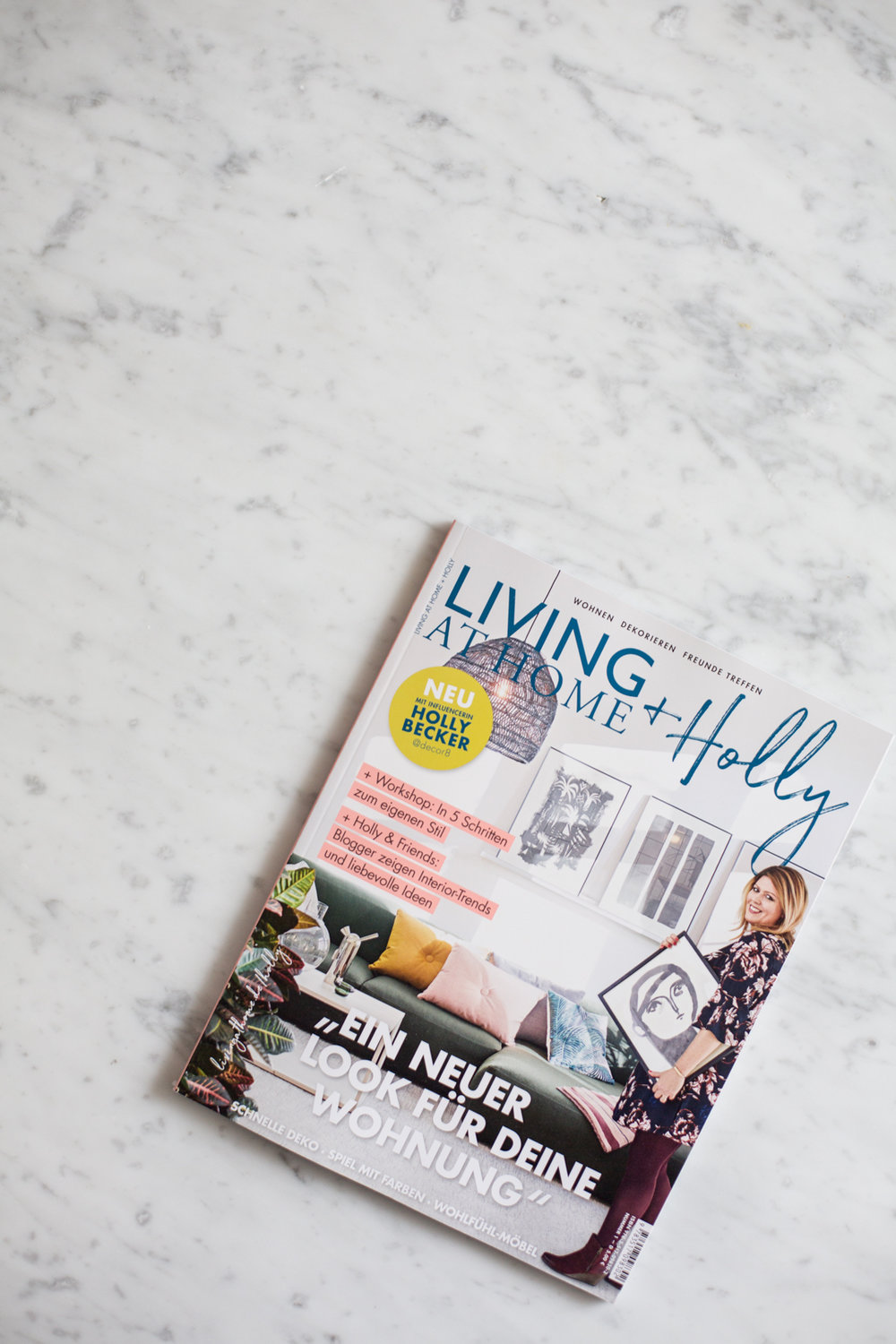 Living at Home + HOLLY magazine is here