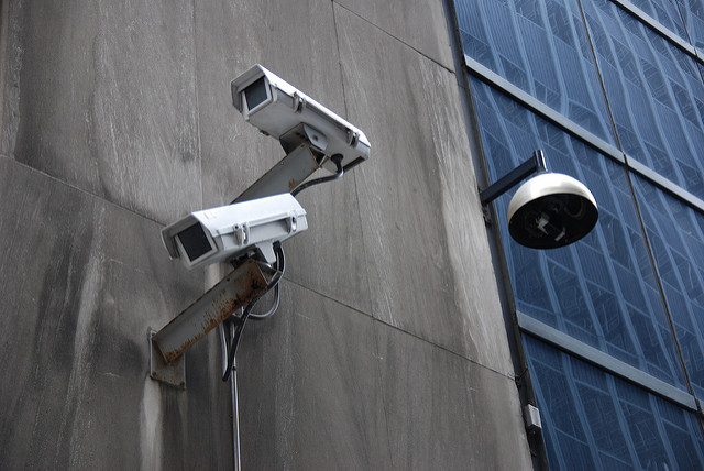 Surveillance cameras. Photo by: Jonathan McIntosh