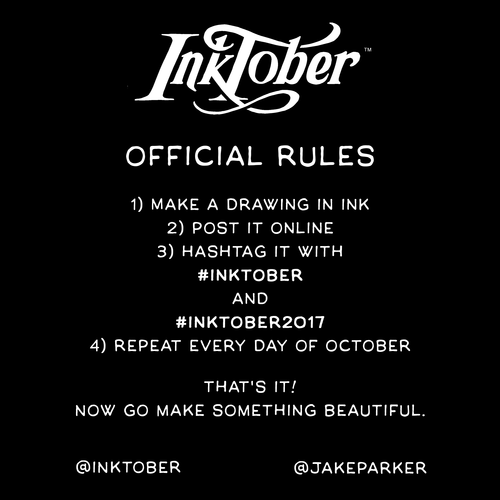 Inktober 2018 Official+rules