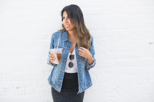 how to wear denim jacket, casual weekend outfit, venice california