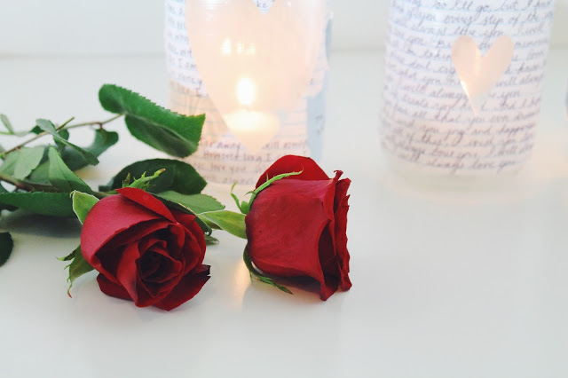 DIY votives, mason jar craft, how to make valentine's day gift