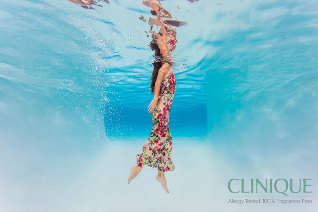clinique underwater shoot, clinique summer products