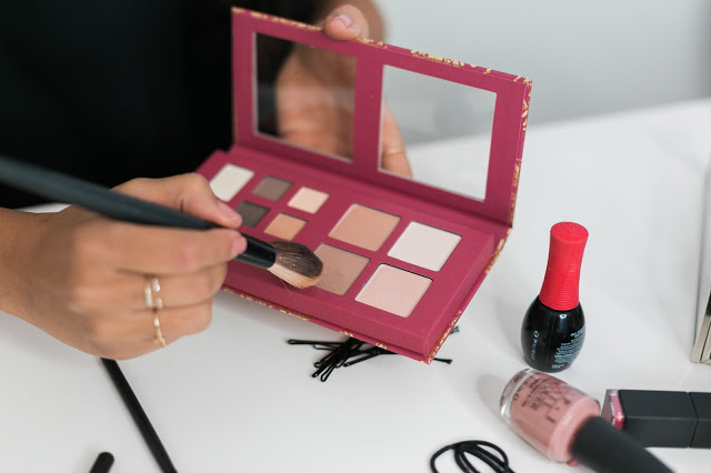 holiday makeup, contour on tan skin, how to holiday beauty target
