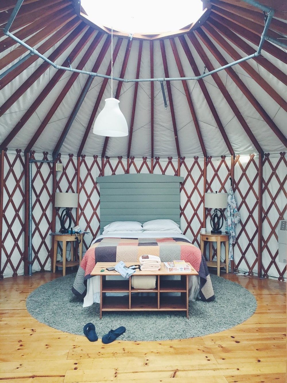 Yurt at Treebones, Where to stay in big Sur, What is a yurt