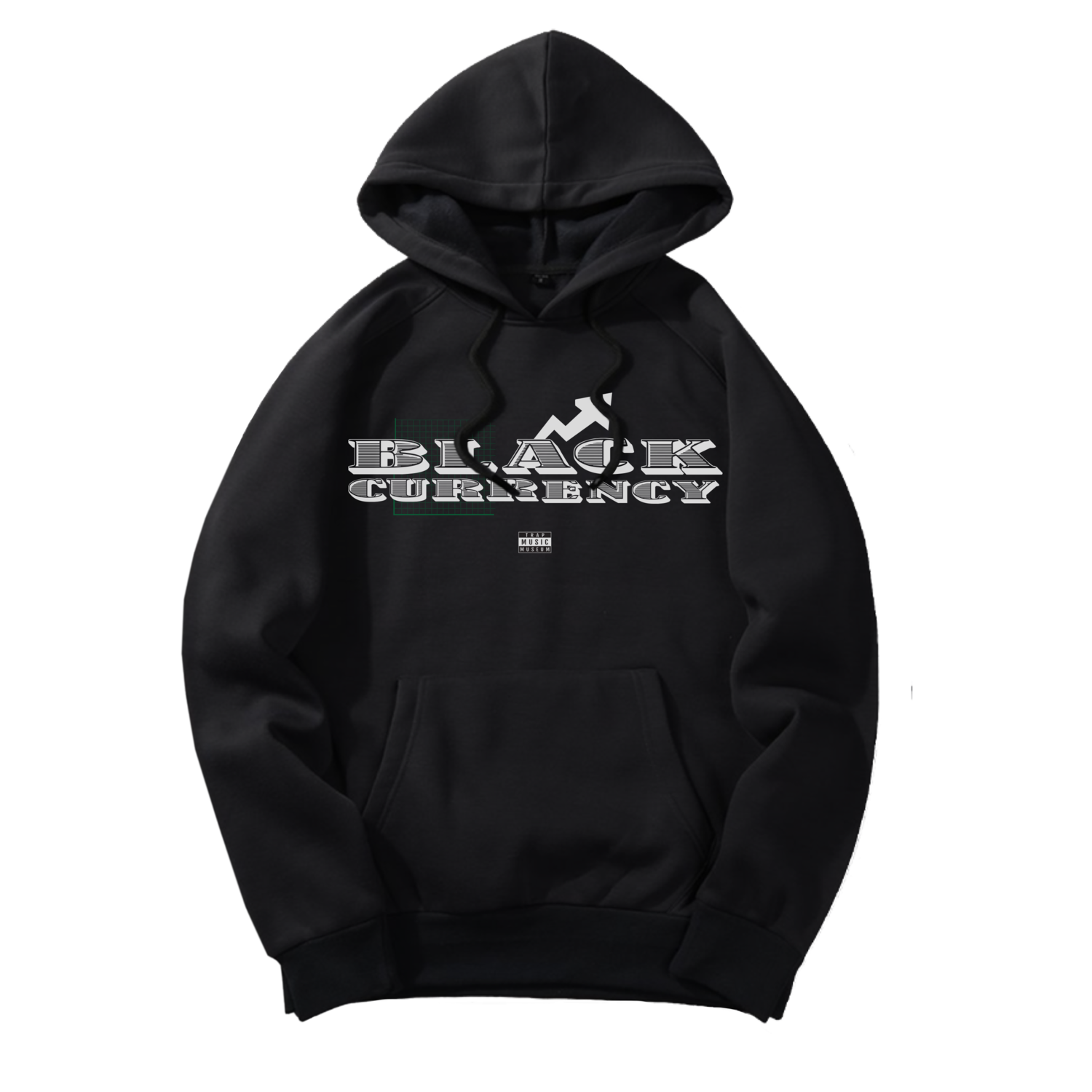 Black Currency Hoodie (Black History Month Release) — Trap Music Museum