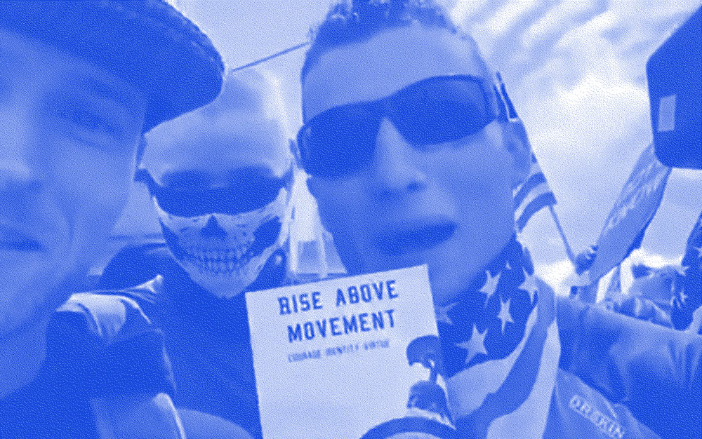 Members of the L.A. area based  Rise Above Movement.