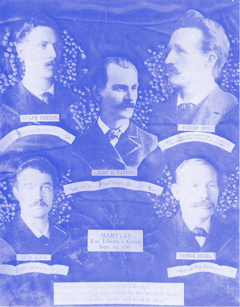 The five martyrs of the Haymarket Affair.
