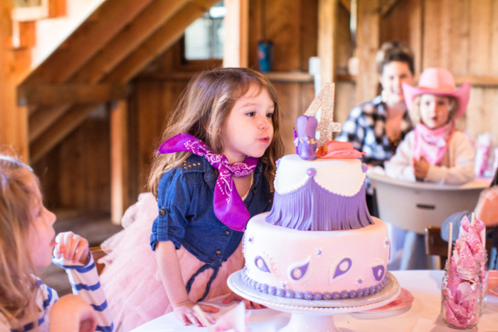 cowgirl party cake