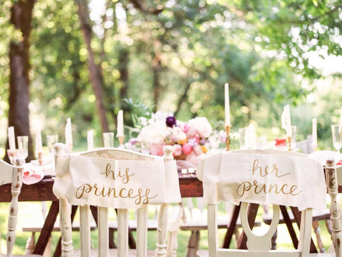 Disney princess inspired wedding