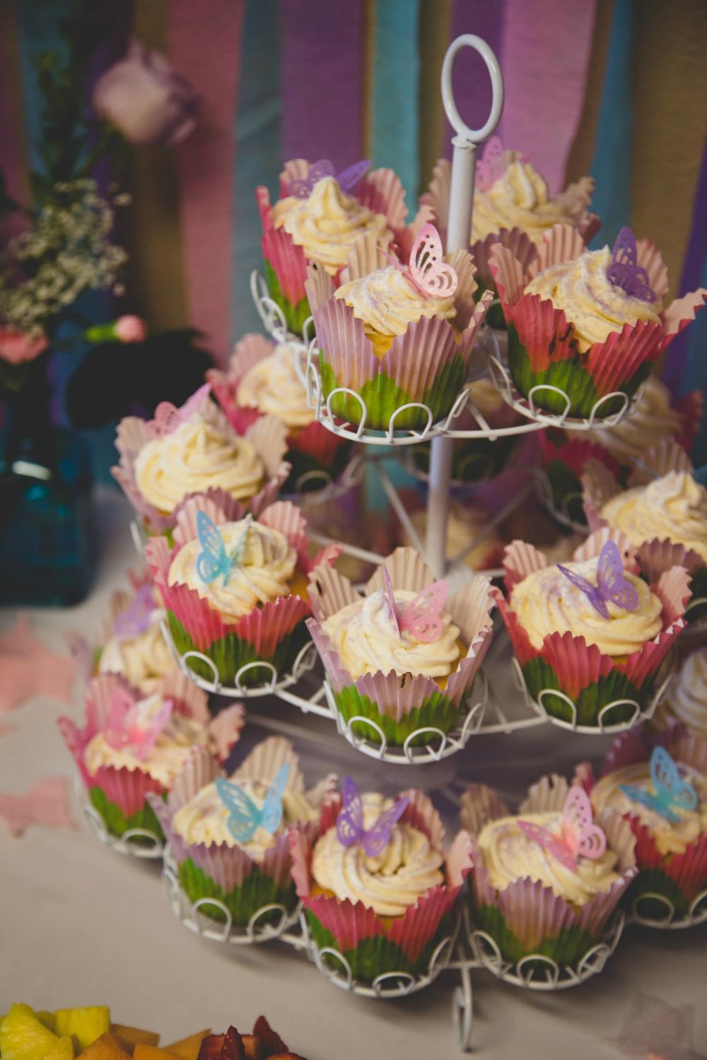 Butterfly Birthday Party Cupcakes