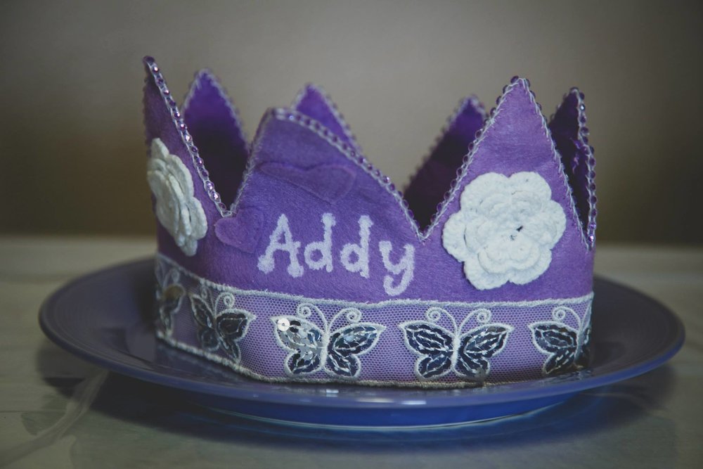 Handmade First Birthday Crown