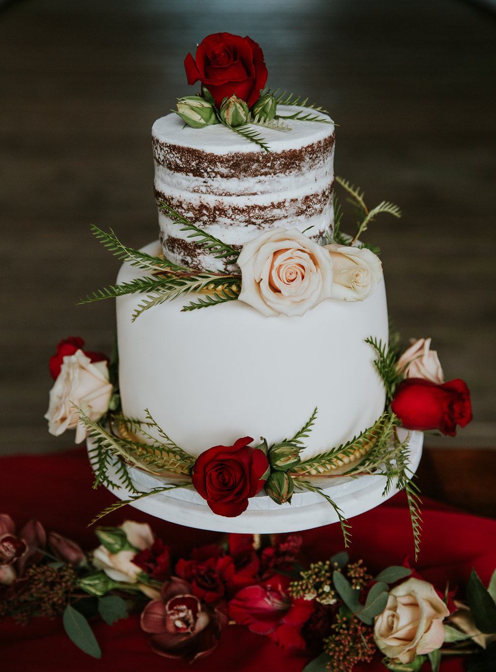 Valentines Wedding Cake
