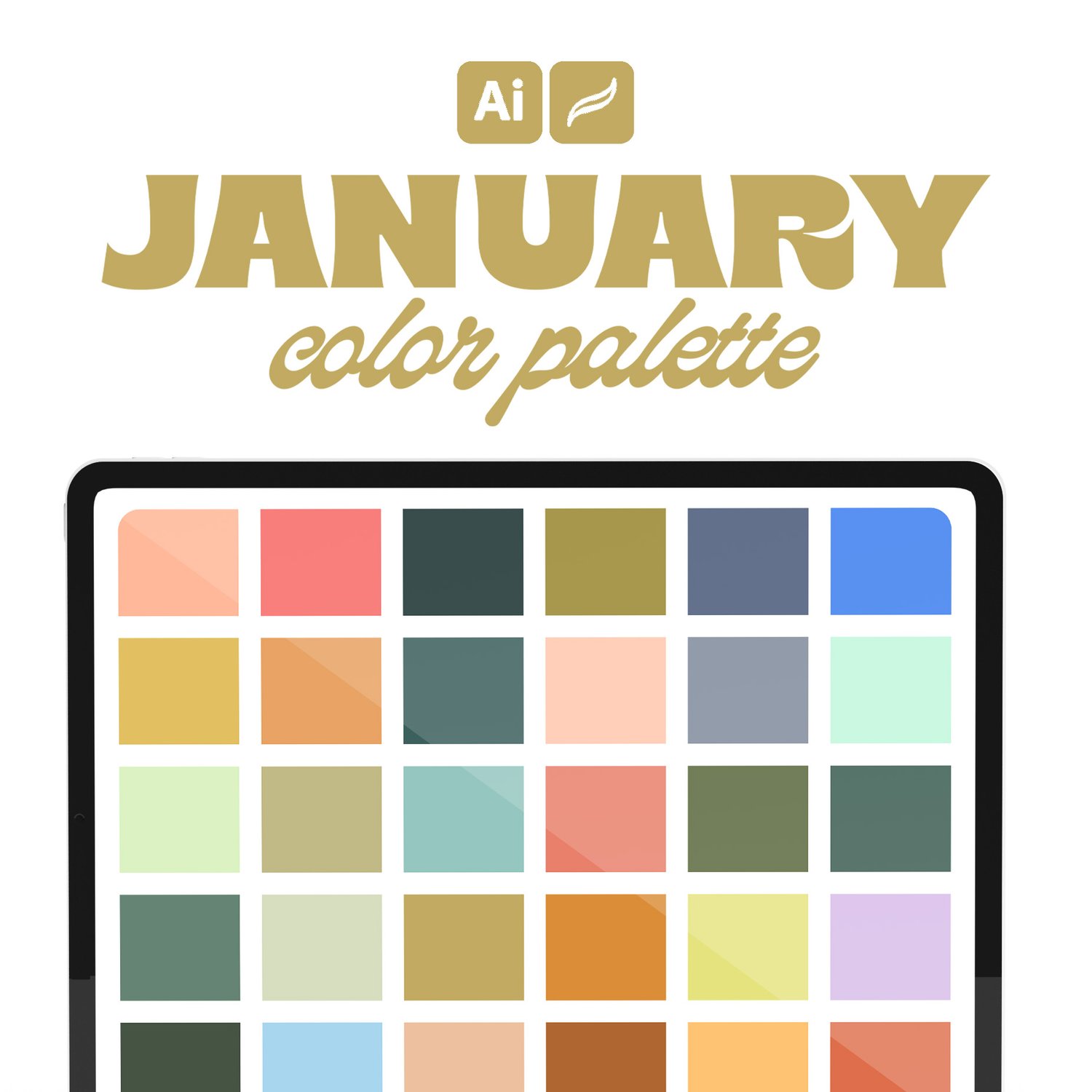 January Color Palette — Courtney Sonner Design