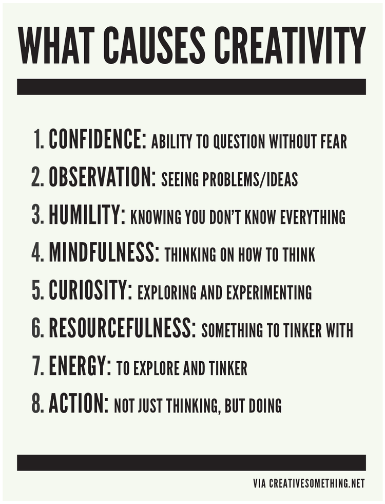 Image result for what causes creativity