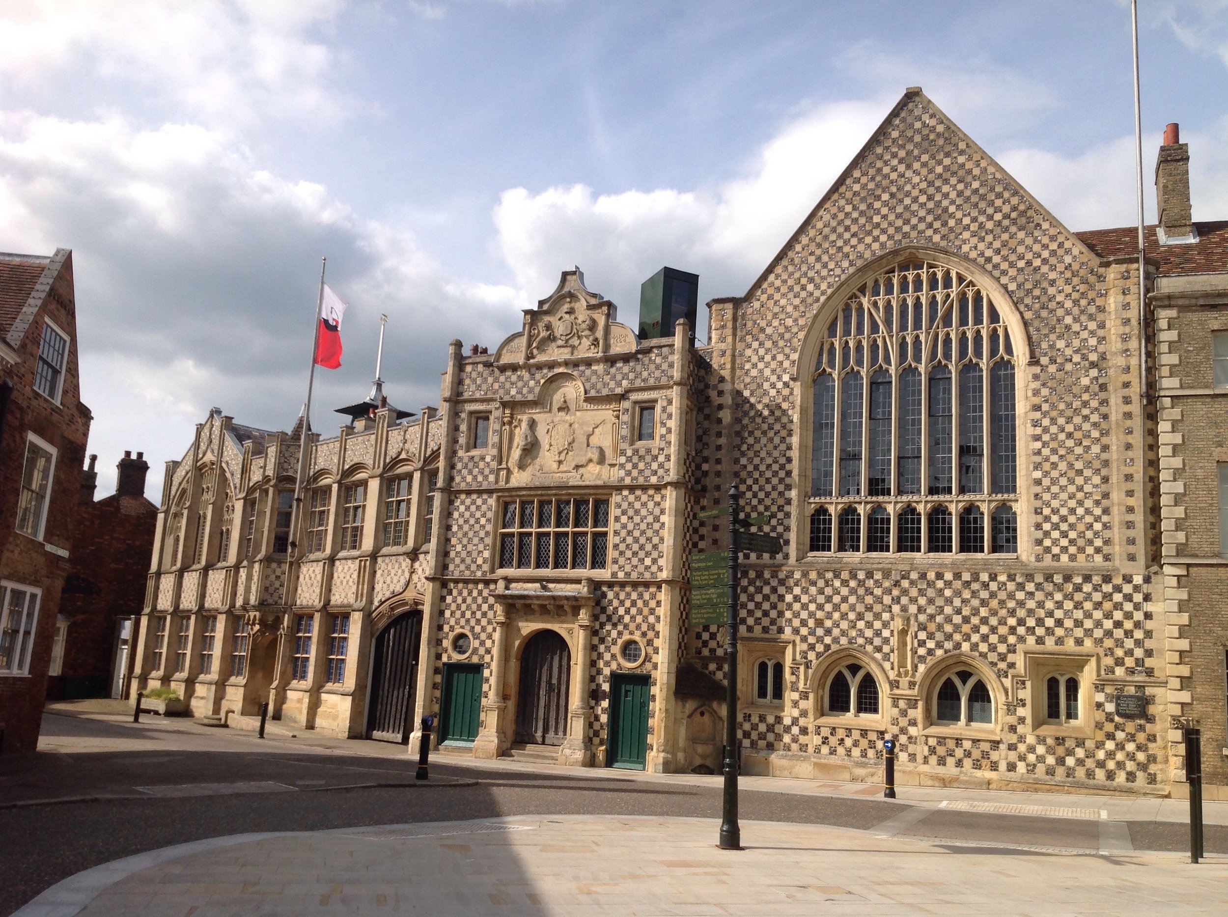  The Trinity Guildhall, now the Town Hall and home for one of King's Lynn's museums, Stories of Lynn, containing the town's treasure and some of the most remarkable archives to survive from any medieval town. 