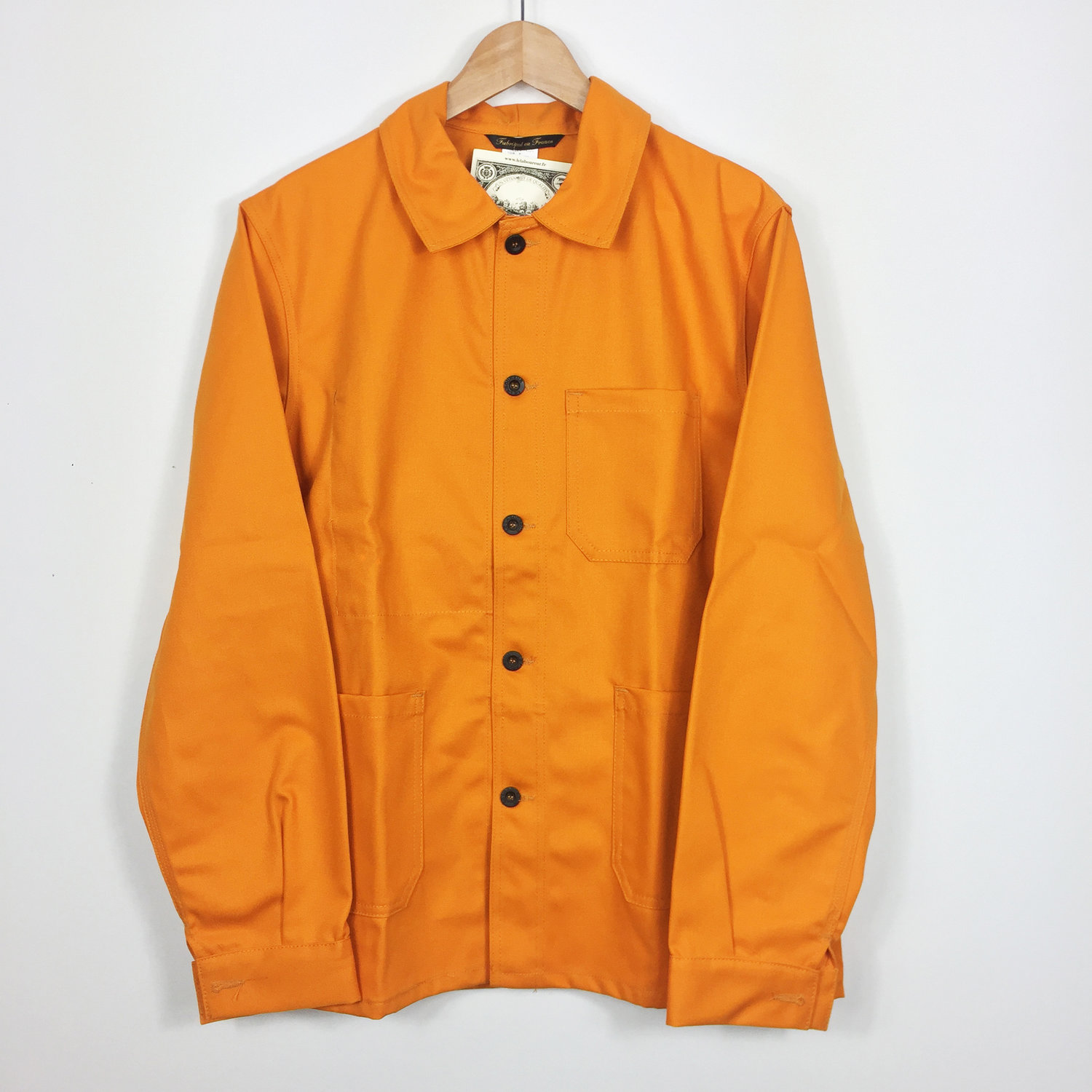 Orange Authentic French Workwear Jacket by Le Laboureur — MONO MONO