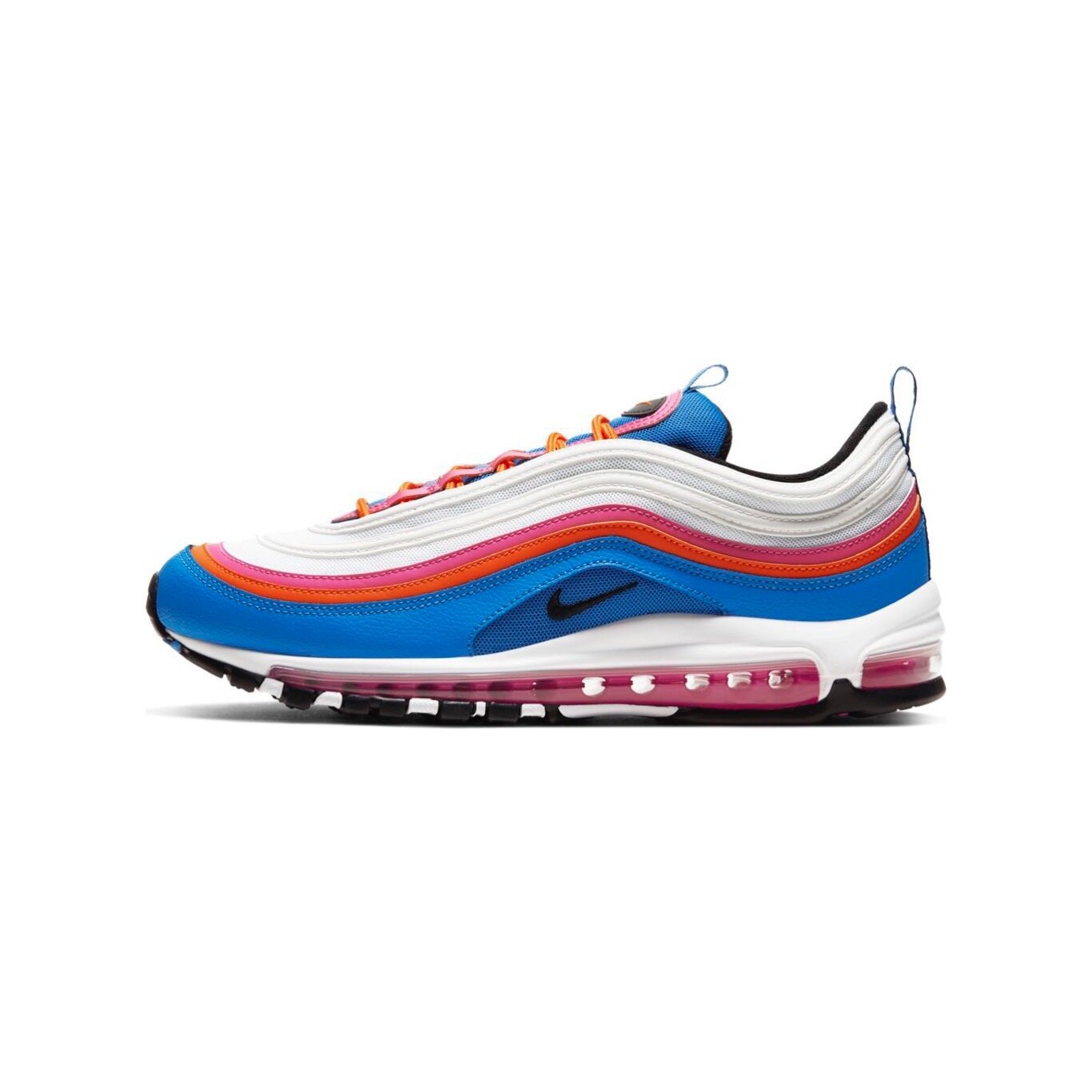 Nike Air Max 97 in White/Black/Active 