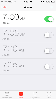 Snooze Button Alarm clock