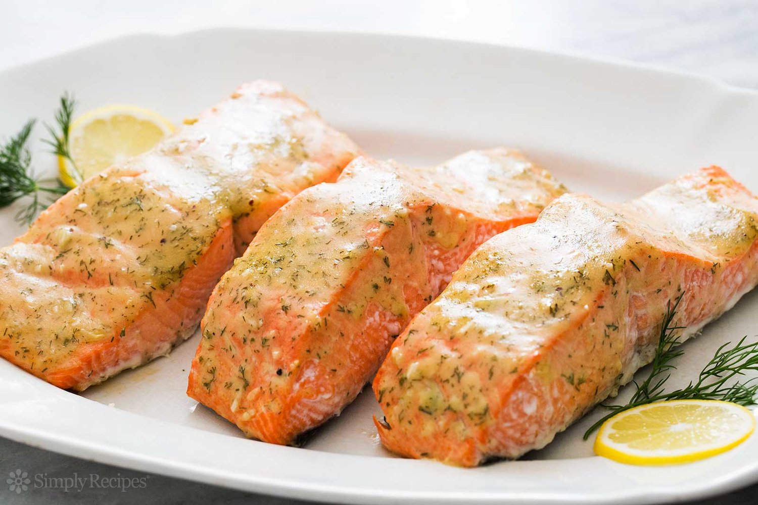 Baked Salmon with Garlic and Dijon — MAKE THIS