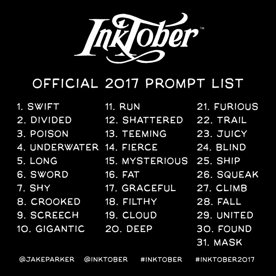 Image result for inktober 2017 pictures