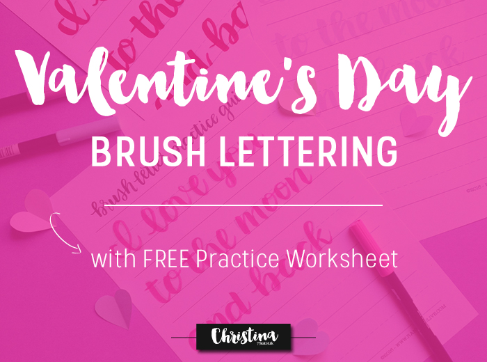 Brush Letters Workbook (Small Pens) - Lyssy Creates