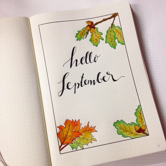 Bullet Journal: My September Set Up — Square Lime Designs