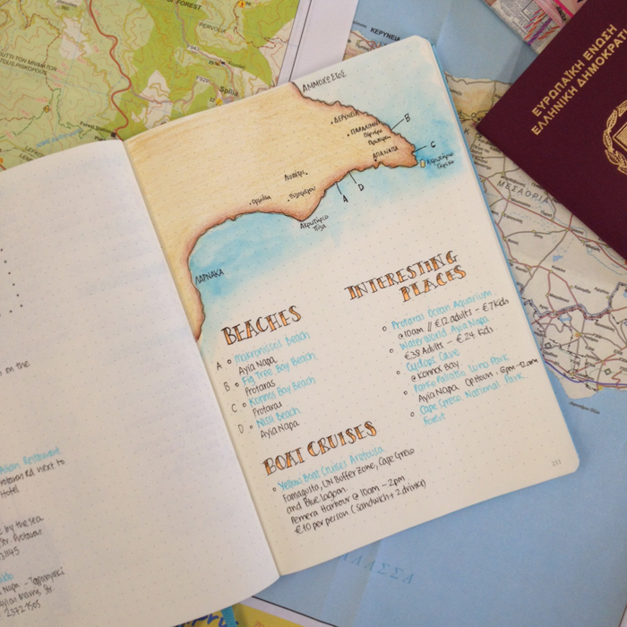 How to plan your holidays with your Bullet Journal. Packing Checklist and Trip Itineray Spreads plus FREE Packing List Printable. - christina77star.co.uk
