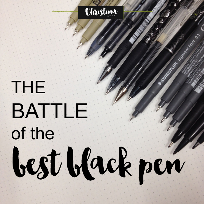 The battle of the best black pen - christina77star.co.uk
