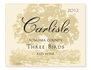 Sonoma County "Three Birds" Red Wine