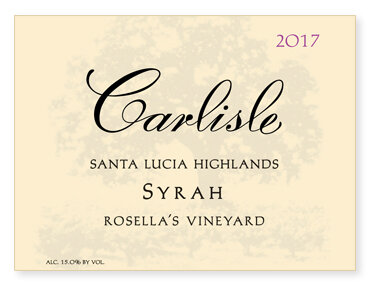 Santa Lucia Highlands "Rosella's Vineyard" Syrah
