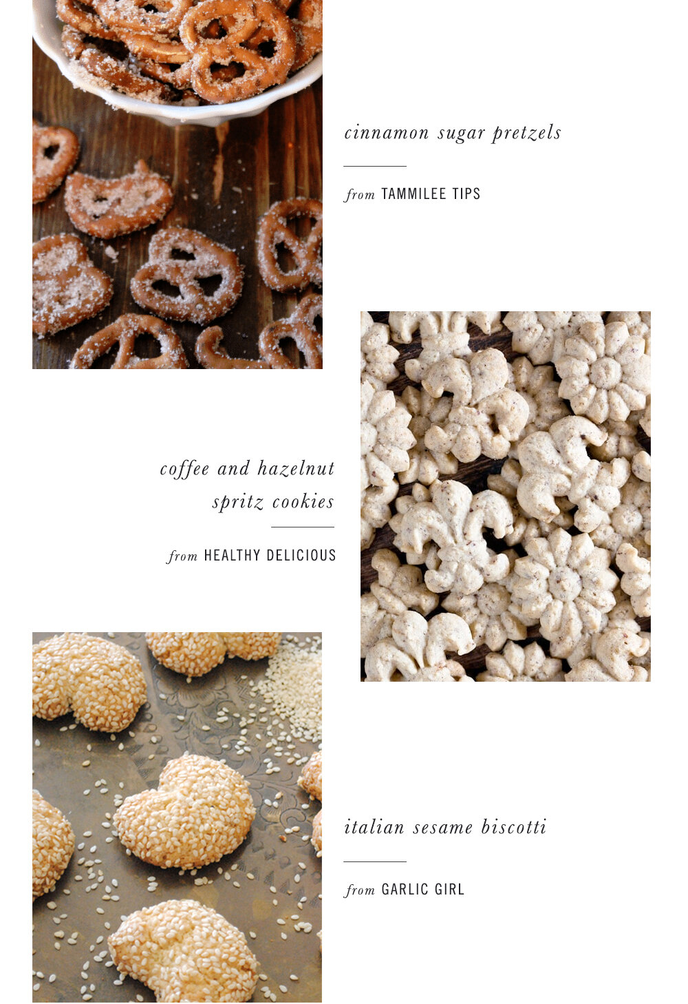 merry & sweet - holiday cookie & treat recipe roundup