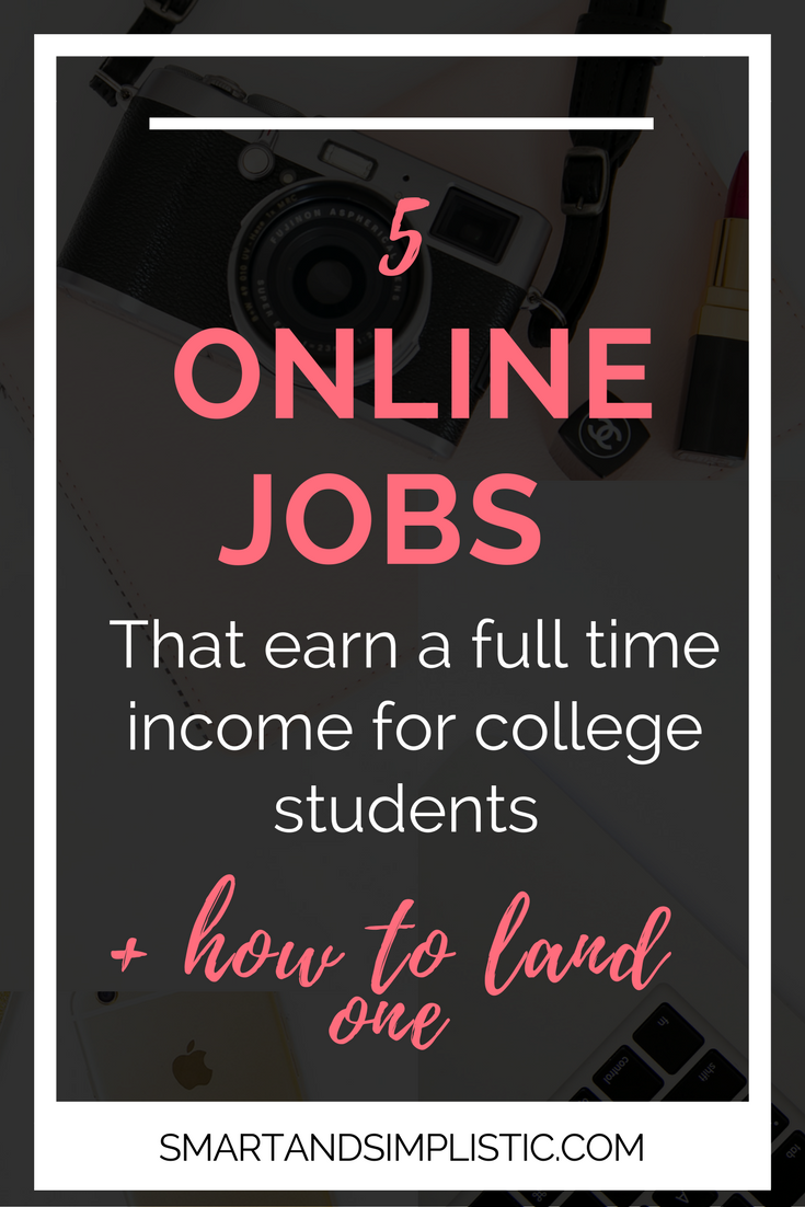 Online Jobs for College Students, you can work from home no matter what