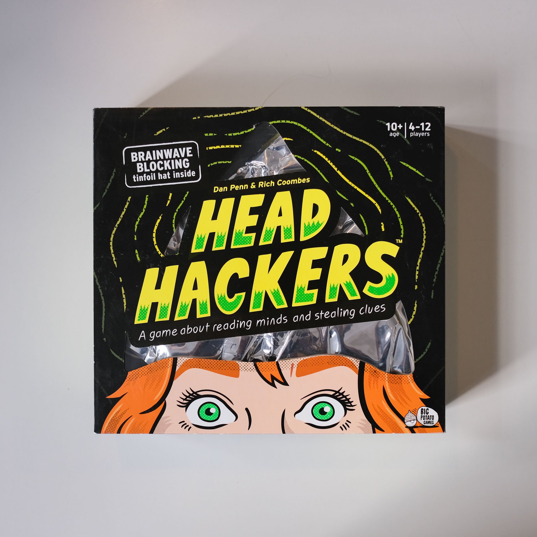 Reading Minds NEW Head Hackers Board Game Stealing Clues!