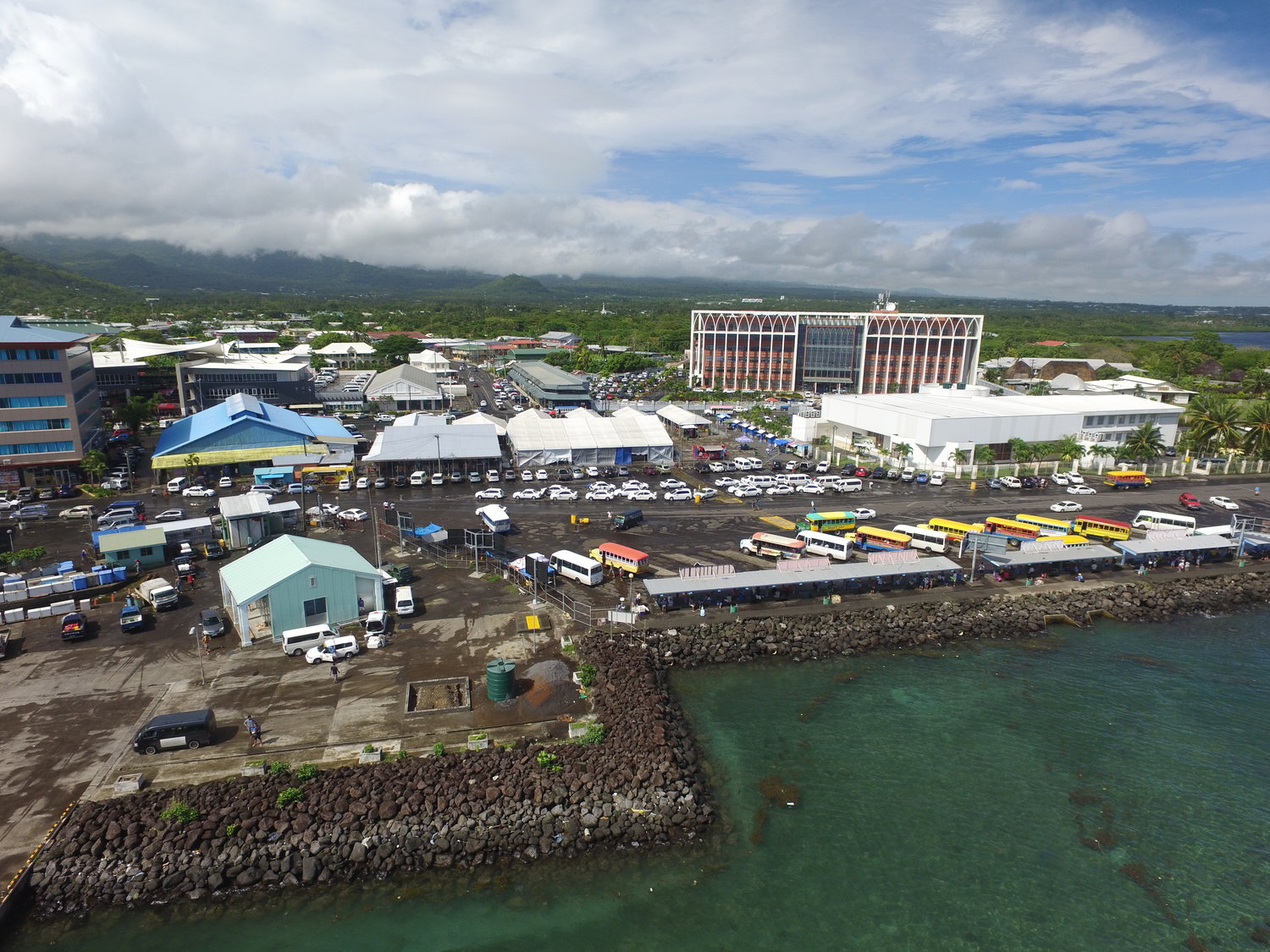  The waterfront in Apia before the development. 