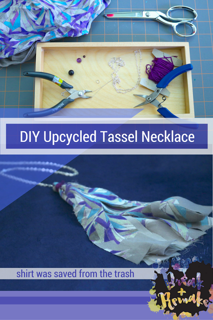 Super simple upcycle DIY using an old shirt! 