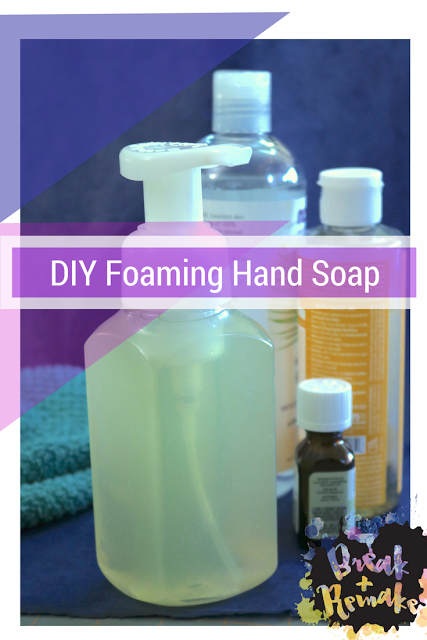 Super simple DIY foaming hand soap