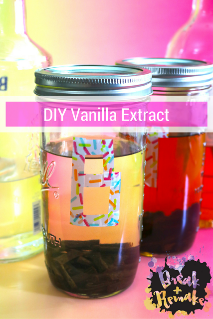 DIY Vanilla Extract - 2 ingredients, just vanilla beans and vodka. Great handmade holiday gift