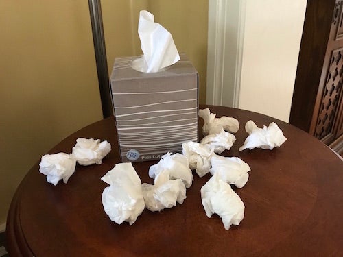 Dirty tissues