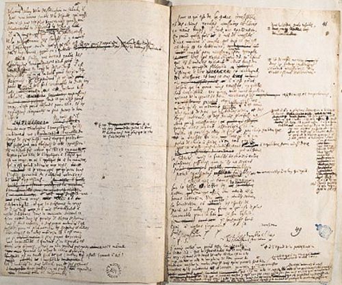 An excerpt of Leibniz's notebook